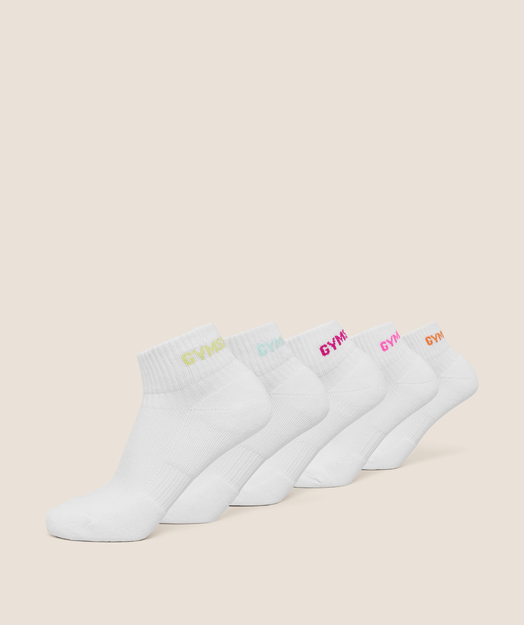 White/Sorbet Yellow/Pop Turquoise/Super-Set Pink/Electric Pink/Dayglow Peach